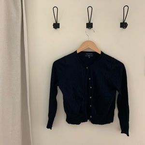 Cropped Navy Sweater
